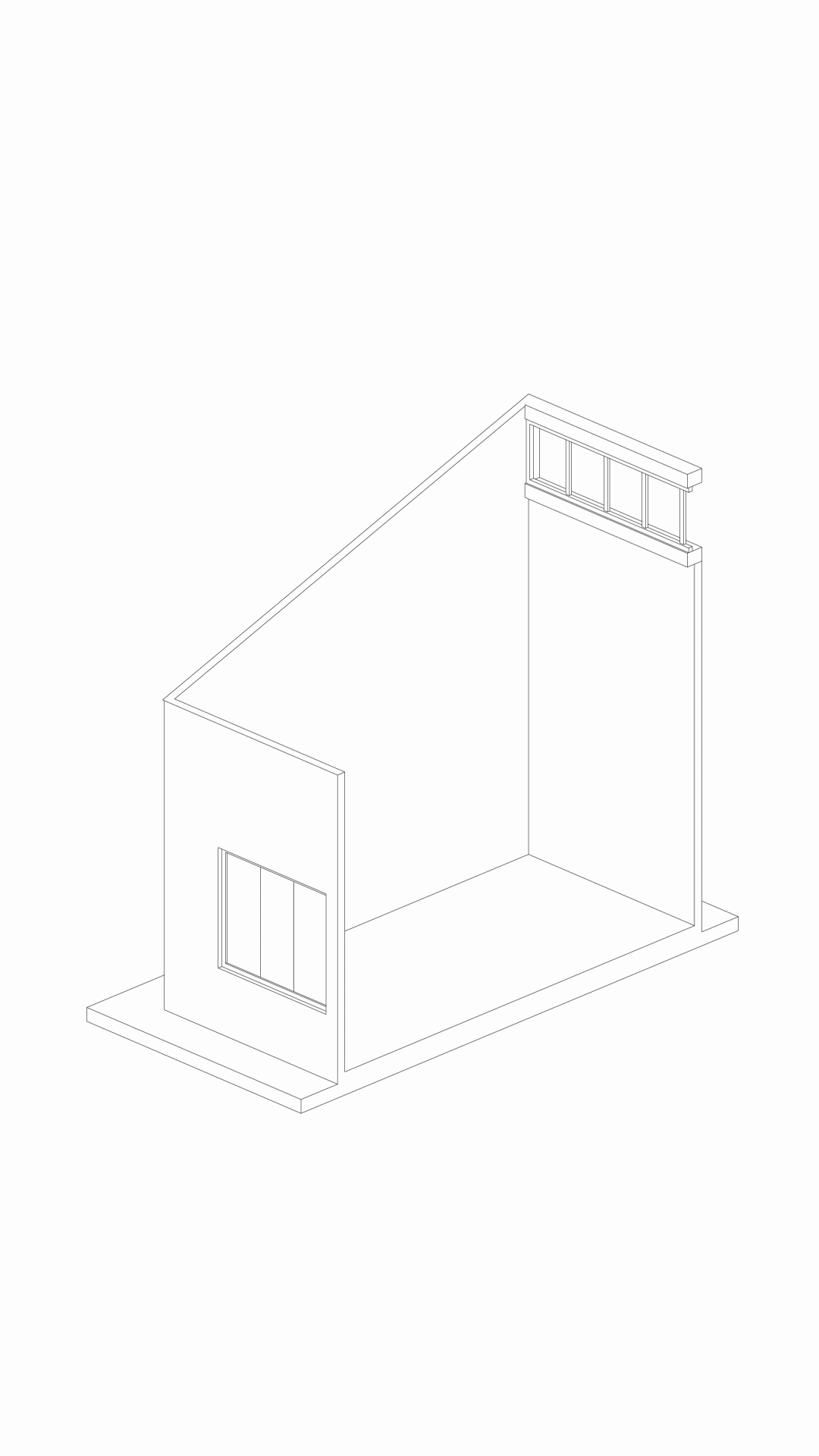 Attic architectural illustration